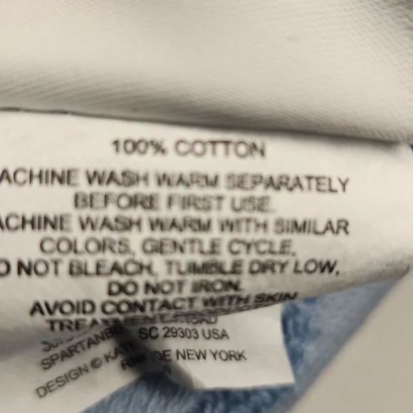 Last Chance, If Not Purchased Today, Mine:) Kate Spade Bath Towels set of 2 NWT - Picture 5 of 5